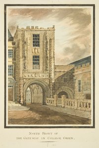 Nordansicht des College-Tors von English School