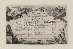 Northampton Chapel, byteskort av English School