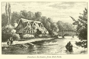 Nuneham Backwater, från Hall Field av English School