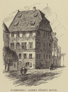 Nürnberg, Albert Durers hus (gravyr) av English School