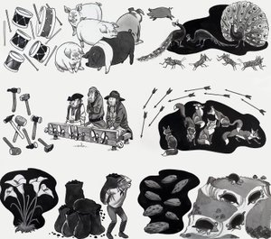 Nursery rim illustration av English School