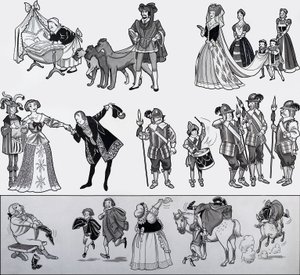 Nursery rim illustration av English School