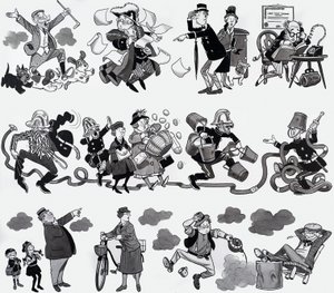 Nursery rim illustration av English School