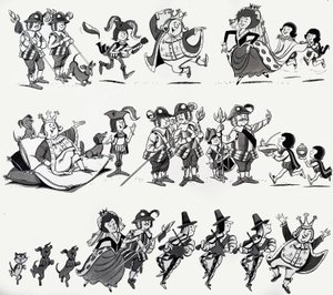 illustrationer för barnrim av English School