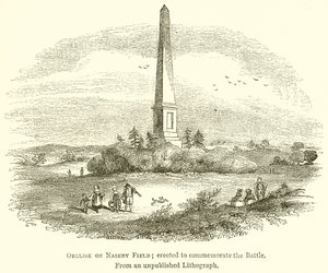 Obelisk på Nasebyfältet; Uppförd för att fira slaget av English School