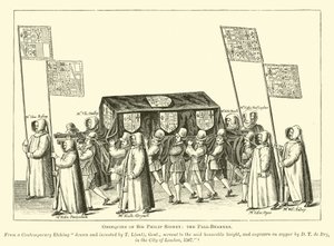 Obsequies av Sir Philip Sidney, Pall-Bearers av English School