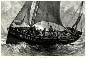 Utanför Boulogne (gravyr) av English School