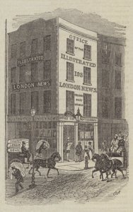 Office of the Illustrated London News (gravyr) av English School