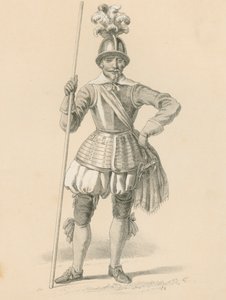 Officer i Pikemen, 1650 av English School