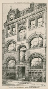 Offices, Austin Friars, London EC, Aston Webb, arkitekt av English School