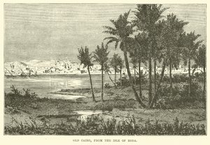 Gamla Kairo, från Isle of Roda av English School