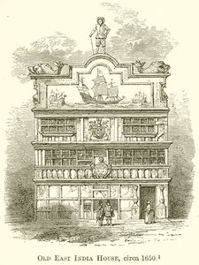 Old East India House, cirka 1650 av English School