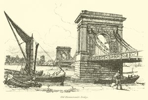 Gamla Hammersmith Bridge av English School