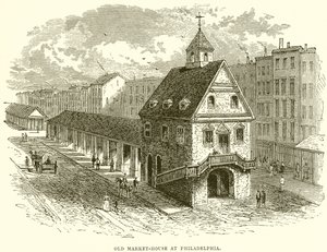 Gamla marknadshuset i Philadelphia