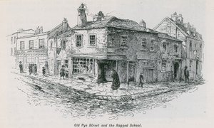 Old Pye Street och Ragged School av English School