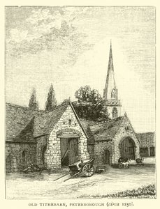 Old Tithebarn, Peterborough, cirka 1250 av English School