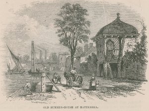 Gammalt sommarhus vid Battersea av English School