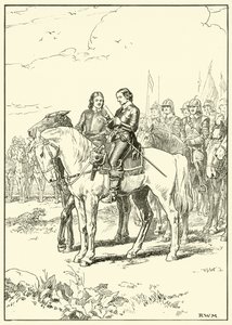 Oliver Cromwell (bläck på papper) av English School