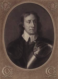 Oliver Cromwell (litografi) av English School
