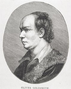 Oliver Goldsmith (1730-74) (gravyr) (se även 105778) av English School