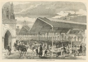 Invigning av Columbia Fish Market i Bethnal Green av English School