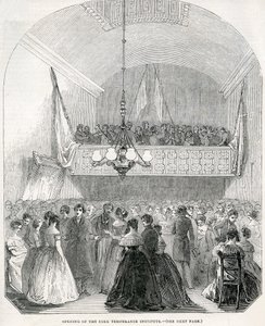 Invigning av Cork Temperance Institute, 1845 av English School