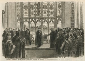 Invigning av Middle Temple Library av English School