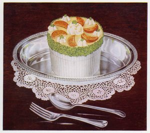 Orange soufflé (färg litho) av English School