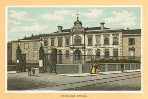 Ordnance Office (färglitografi) av English School