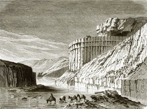 Orgelrock, nära San Domingo av English School