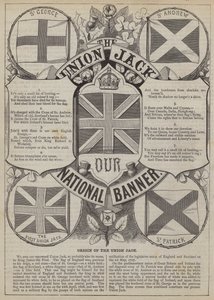 Union Jacks ursprung (gravyr) av English School