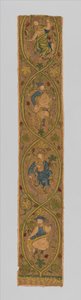Orphrey, 1300-talets tredje kvartal (metall, siden och linje) av English School