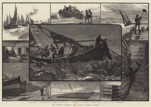 Vår fiskeindustri, Yarmouth sillfiske (gravyr) av English School