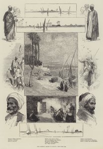 Vår speciella konstnär i Egypten (gravyr) av English School