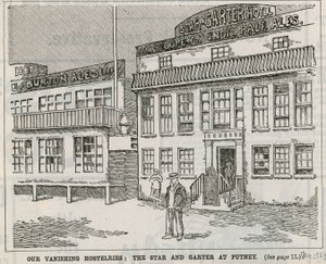 Våra försvinnande vandrarhem: The Star and Garter at Putney av English School