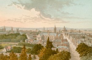 Oxford från Magdalen Tower av English School