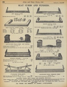 Sida från Army and Navy Stores Catalogue av English School