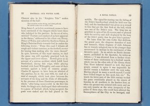 Sida från Football: Our Winter Game, av Charles W. Alcock, 1874 (se även 315143-4) av English School