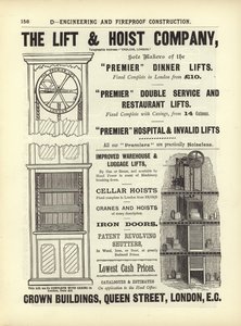 Sida från The Architects, Surveyors and Engineers Compendium 1892
