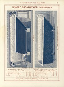 Sida från The Architects, Surveyors and Engineers Compendium 1892 av English School