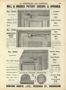 Sida från The Architects, Surveyors and Engineers Compendium 1892