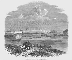 Palace of Shuja Ud Dowlah, Lucknow (gravyr) av English School