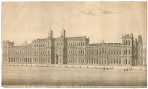 Palace of Whitehall. Utgiven 1748 av English School