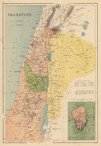 Palestina (färglitografi) av English School