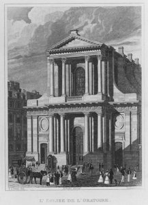 Paris, Oratoriets kyrka (gravyr) av English School