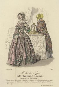 Paris mode, 1843 av English School