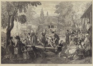 Paris på sommaren, Bain de la Grenouillere, vid Croissy av English School