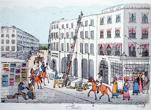 Parisian Streets, från "De Paris a Douvres" av Roger Bookem av English School