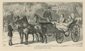 Park phaeton och par av English School