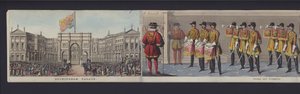 En del av panoramat av drottning Victorias äktenskap, ca 1840 (handfärgad akvatint) av English School
